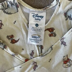 Halo Kids Pajamas Sleep Sack - Cream with Cartoon Print